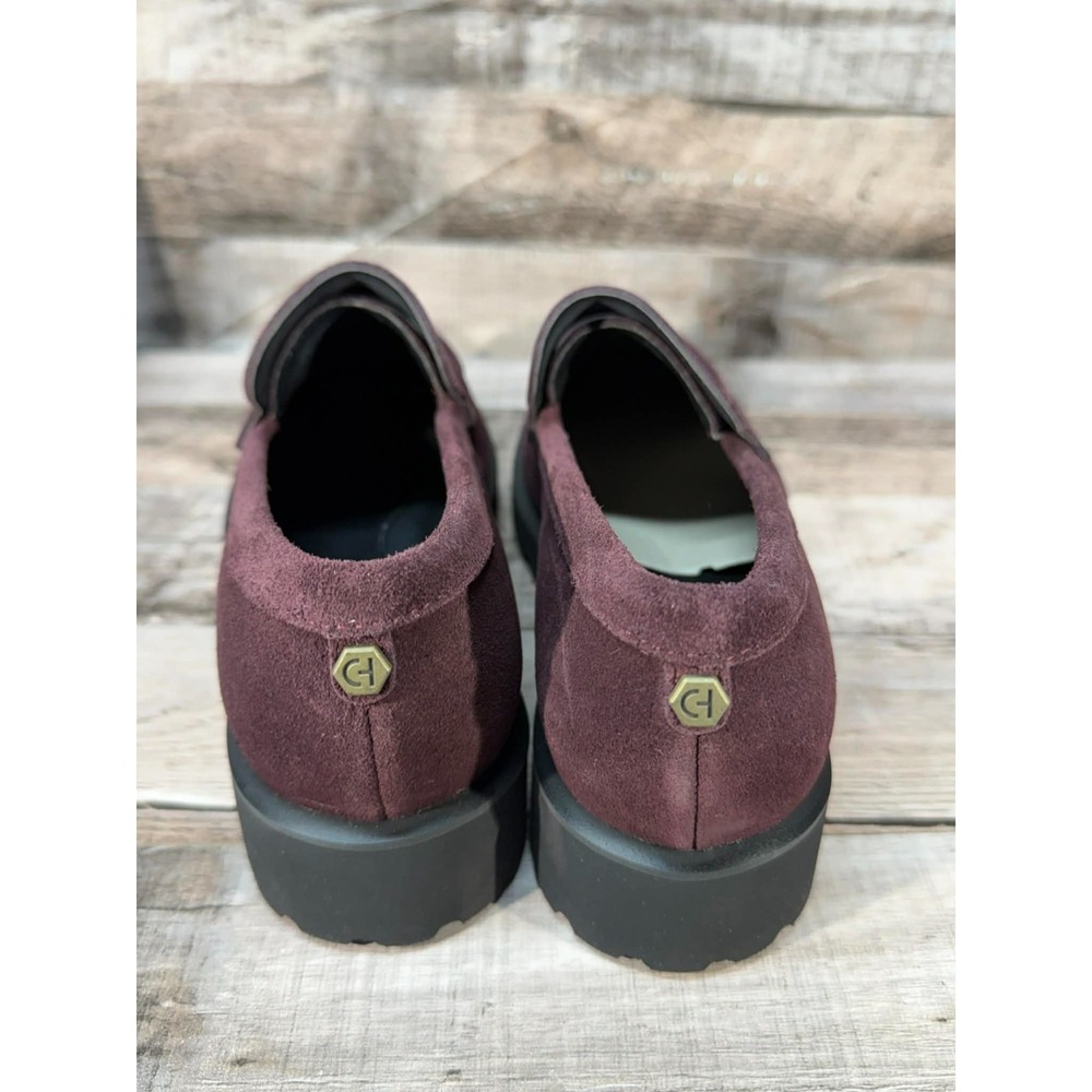 Cole Haan Geneva Loafer Women Shoes Pinot Suded W24295 Size 5.5 Brown - Picture 10 of 15